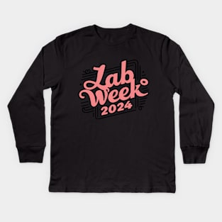 Lab Week 2024 Kids Long Sleeve T-Shirt